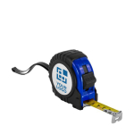 Metro personalizado de caucho negro para publicidad 5M color azul vista principal