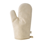 Manopla de algodón 100% reciclado publicitarios con logo Cake color natural segunda vista