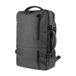 Mochila y maletín 2 en 1 RPET con acabado impermeable Wallstreet color gris primera vista