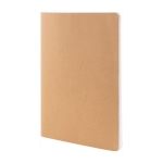 Libretas corporativas eco papel de piedra A5 hojas lisas Eco Paper color natural cuarta vista