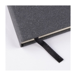 Libreta de tapa dura de cuero reciclado A5 hojas a rayas Leather Reuse segunda vista