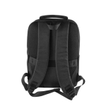 Mochila para portátiles con USB y cinta para maletas BusinessPro color negro tercera vista