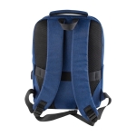 Mochila para portátiles con USB y cinta para maletas BusinessPro color azul vista detalle 6