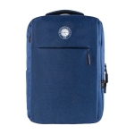 Mochila para portátiles con USB y cinta para maletas BusinessPro color azul vista detalle 2