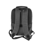 Mochila para portátiles con USB y cinta para maletas BusinessPro color gris tercera vista