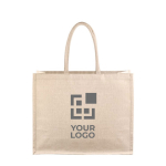 Bolsas de juco personalizadas con asas de algodón Juco Resistent vista principal