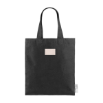 Bolsa de algodón para eventos con asas de 30 cm 120 g/m2 Tote Small color negro sexta vista