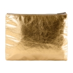 Neceser impreso de cuero sintético en color dorado Sparkle color dorado segunda vista