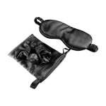 Bolsita de tela satinada personalizada para presentación Small Satin color negro primera vista