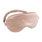 Antifaz de satén con tacto suave para relajarse con logotipo Satin primera vista