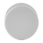 Botella de acero de diseño impecable con logotipo 750ml Routine color blanco tercera vista