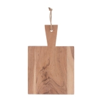 Tabla de cocina cuadrada con mango de acacia para empresas Acacia color natural tercera vista