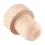 Tapón para botella de vino de madera con logotipo impreso Beech color natural sexta vista