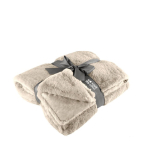 Manta promocional de tejido suave y cálido de alta calidad Couch color natural vista principal