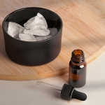 Difusor aromático y cristal blanco y aceite de lavanda 10ml Essential color negro vista detalle 2