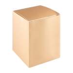 Vela personalizada y cera en vaso dorado de cristal Celebration color dorado cuarta vista