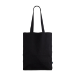 Bolsa negra de algodón comercio justo 280 g/m2 Cliff Black FairTrade primera vista