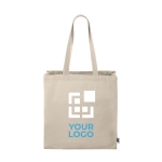 Bolsa de algodón de comercio justo con fuelle 280 g/m2 Phelt FairTrade vista principal