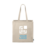 Bolsa de algodón de comercio justo con fuelle 280 g/m2 Phelt FairTrade vista principal