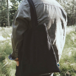 Bolsa de comercio justo con asas largas 180 g/m2 Flyca FairTrade Black color negro tercera vista