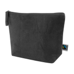 Neceser negro de algodón de comercio justo 280 g/m2 FairTrade Black color negro tercera vista