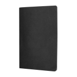 Cuaderno personalizado barato de cartón A5 hojas a rayas Journal Color color negro tercera vista