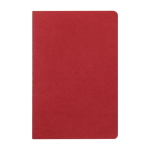 Cuaderno personalizado barato de cartón A5 hojas a rayas Journal Color color rojo primera vista