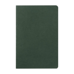 Cuaderno personalizado barato de cartón A5 hojas a rayas Journal Color color verde primera vista
