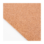 Alfombrilla de ratón de corcho rectangular con logotipo color beige quinta vista