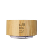 Destacado altavoz con Bluetooth personalizado de bambú vista principal