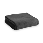 Manta personalizada barata tejido polar 180 g/m2 color negro primera vista