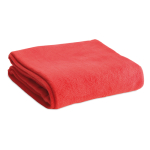 Manta personalizada barata tejido polar 180 g/m2 color rojo