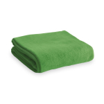 Manta personalizada barata tejido polar 180 g/m2 color verde primera vista