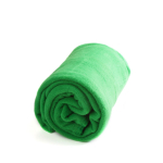 Manta personalizada barata tejido polar 180 g/m2 color verde tercera vista