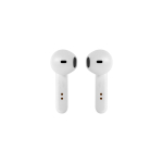Sencillo auricular con logo y bluetooth 5.0 en caja color blanco segunda vista