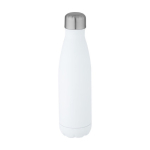 Botellas termo personalizadas de acero 500ml Lifestyle Premium color blanco