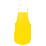 Delantal con bolsillo delantero de vivos colores 80g/ m2 Basic Style color amarillo