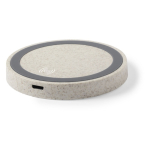 Cargadores inalámbricos eco con base antideslizante Natural Round Fast color natural primera vista