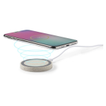 Cargadores inalámbricos eco con base antideslizante Natural Round Fast sexta vista