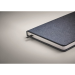 Libreta ecológica personalizada con semillas A5 hojas a rayas Grow color azul vista fotografía tercera vista