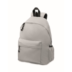 Mochila personalizada de poliéster RPET sencilla de colores Student color gris