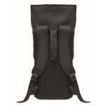 Mochila rolltop de alta calidad 340 g/m2 ideal para senderismo Roll color negro quinta vista