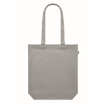 Bolsa de canvas orgánico en color 270 g/m2 Eco Strong Colors color gris cuarta vista