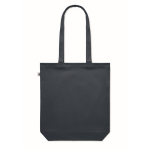 Bolsa de canvas orgánico en color 270 g/m2 Eco Strong Colors color azul marino quinta vista