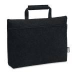 Bolsa de fieltro para portátil con bolsillo interior 15'' color negro segunda vista