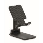 Soporte personalizado plegable antideslizante para móvil o tablet Fold color negro cuarta vista