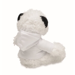 Osito de peluche panda con sudadera personalizable Panda color blanco segunda vista