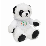 Osito de peluche panda con sudadera personalizable Panda color blanco vista principal