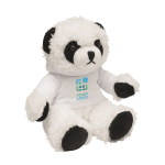 Osito de peluche panda con sudadera personalizable Panda color blanco vista de impresión
