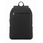 Mochila para portátil en canvas lavado de 340 g/m2 15'' Office color negro segunda vista
